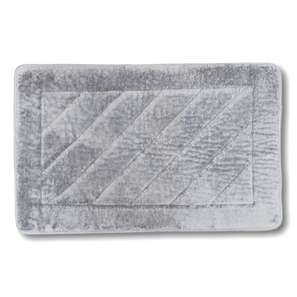 Gray Memory Foam Bath Mat
